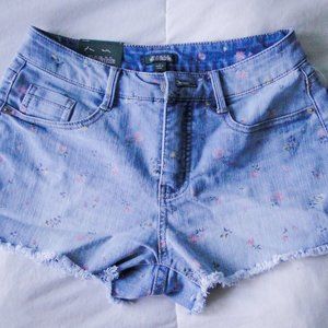 Wild Fable floral denim shorts